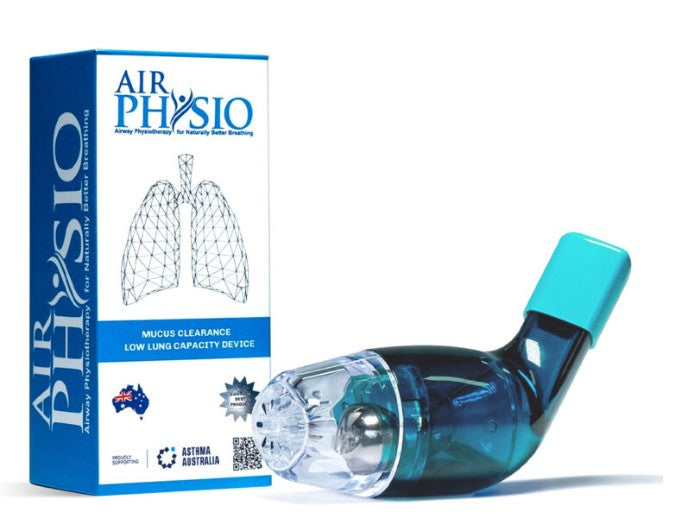Dispositivo AirPhysio para baja capacidad pulmonar
